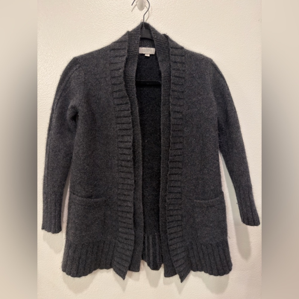 Kinross Charcoal Gray Cardigan Sweater